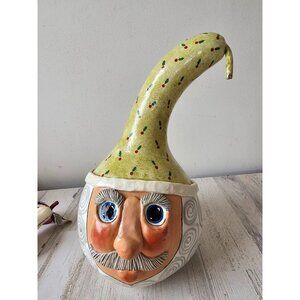 Large 14" gourd‎ Santa Xmas decor claus